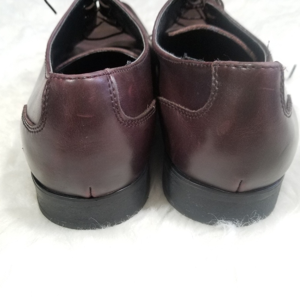 Calvin Klein mens brown oxford dress shoes. 8.5 - Picture 3 of 7